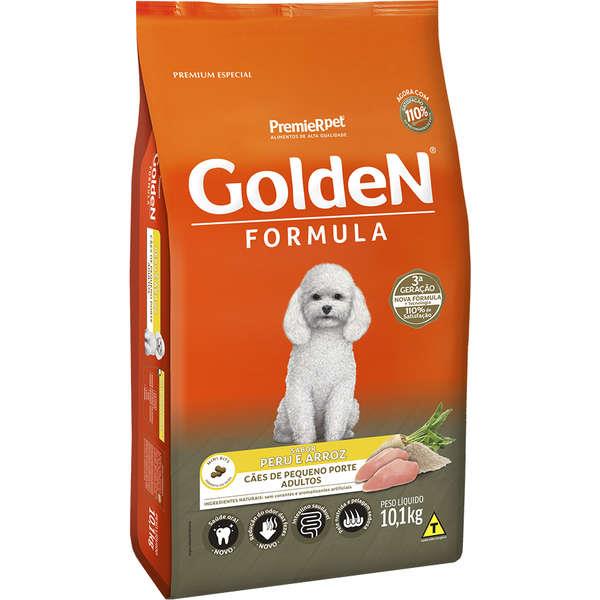 Golden Fórmula Cães Adultos Raça Pequena Peru E Arroz 10Kg