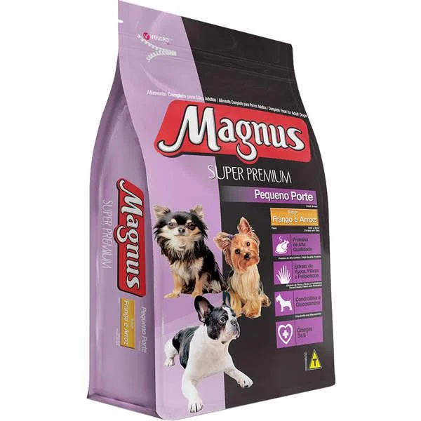 Magnus Super Premium Cães Adultos Raça Pequena Frango E Arroz 10Kg