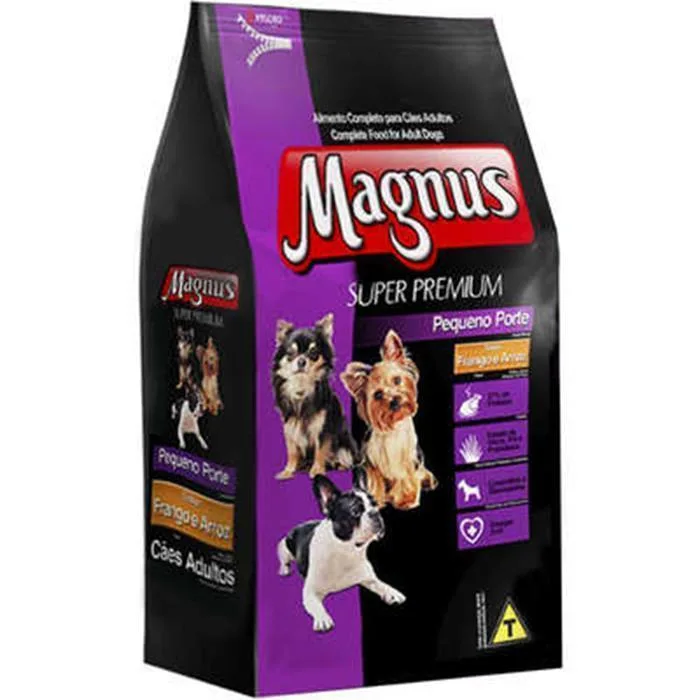 Magnus Super Premium Cães Adultos Raça Pequena Frango E Arroz 10Kg