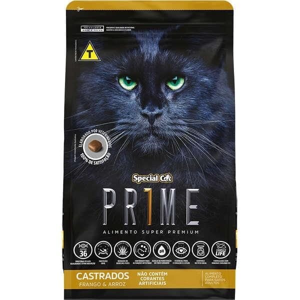 Special Cat Prime Gatos Castrados Frango E Arroz 20Kg