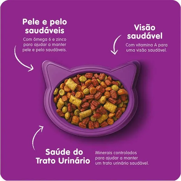 Whiskas Gatos Adultos Peixe 1Kg