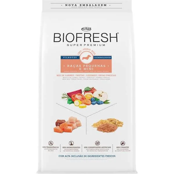 Biofresh Cães Filhotes Raças Pequenas E Mini 10,1Kg