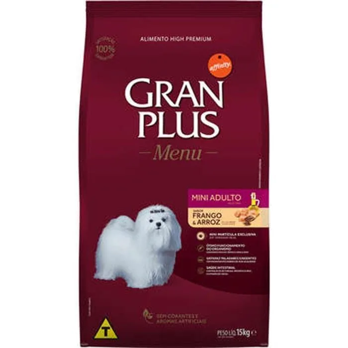 Granplus Cães Adultos Raça Pequena Frango E Arroz 10Kg