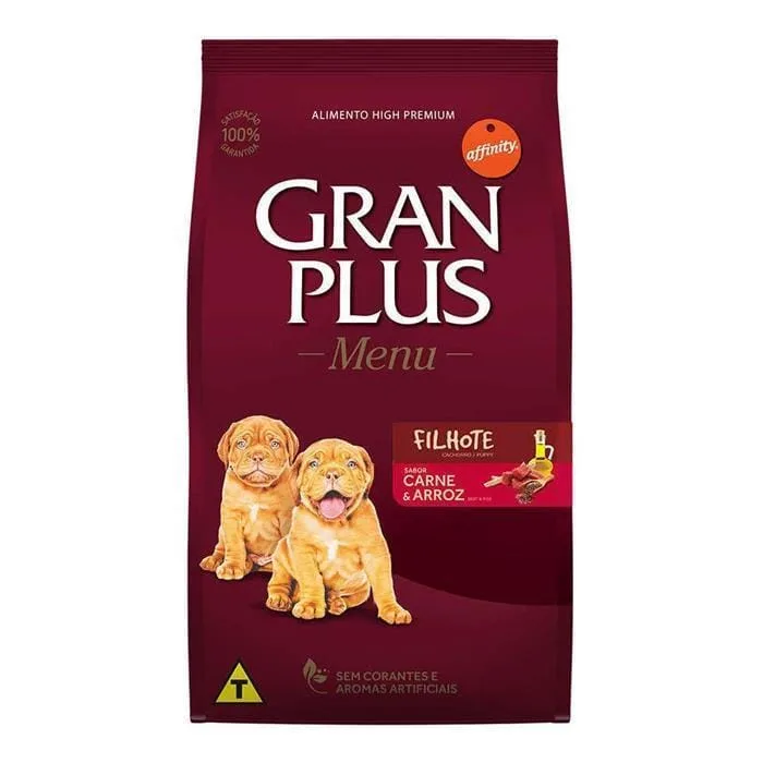 Granplus Cães Filhotes Carne E Arroz 15Kg