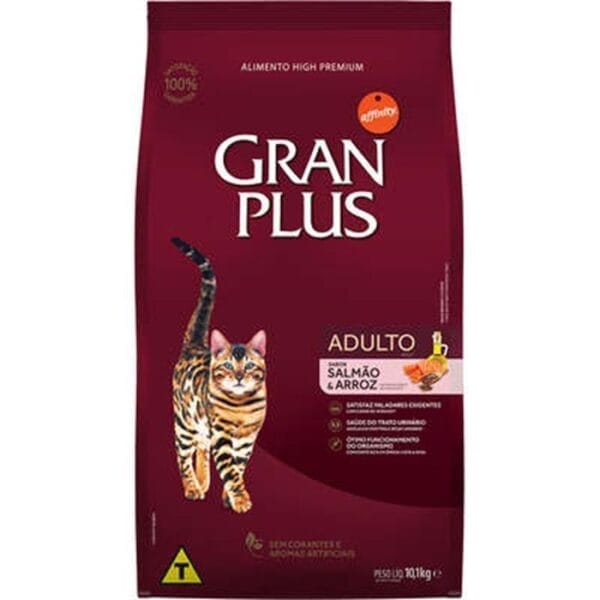 Granplus Gatos Adultos Salmão E Arroz 3Kg