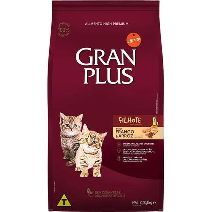 Granplus Gatos Filhotes Frango E Arroz 3Kg
