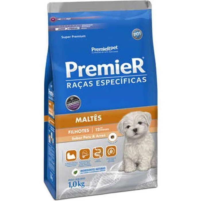 Premier Maltês Filhote 1Kg