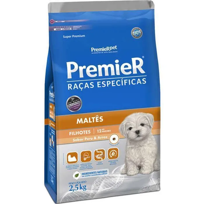 Premier Maltês Filhote 2,5Kg