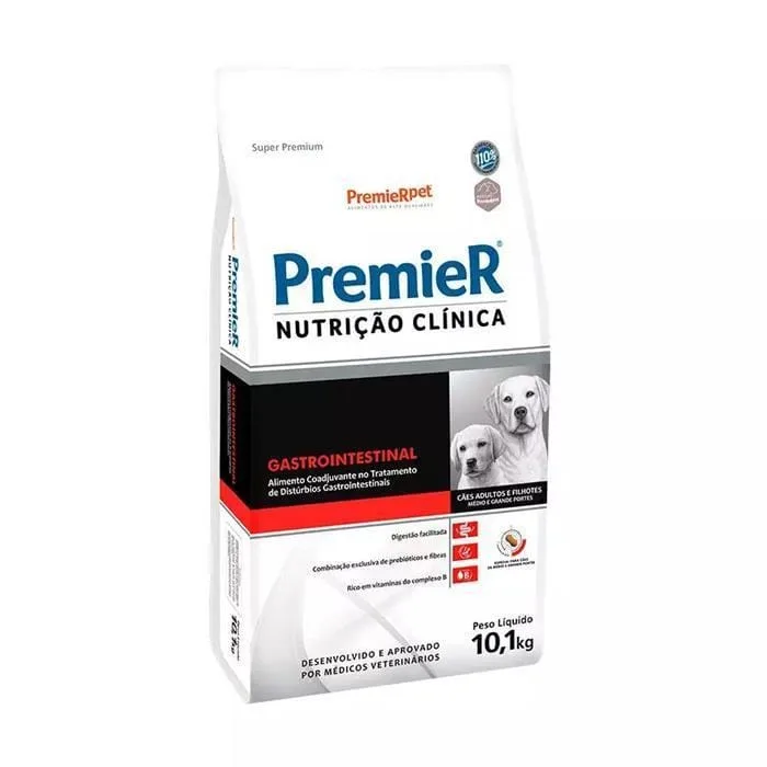 Premier Nutrição Clínica Cães Adultos E Filhotes Gastrointestinal 10Kg