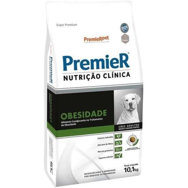Premier Nutrição Clínica Cães Adultos Obesidade 10Kg