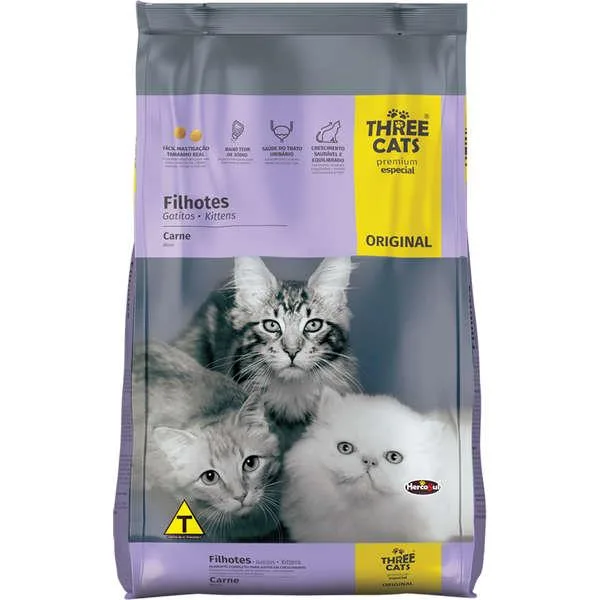 Three Cats Original Filhotes 1Kg