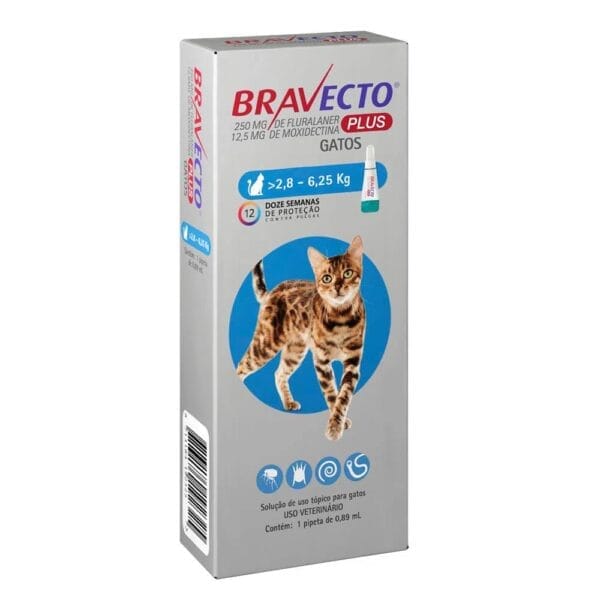 Bravecto Plus Gatos 250Mg