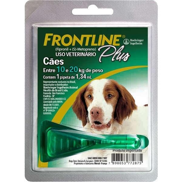 Frontline Plus Cães 10 A 20Kg