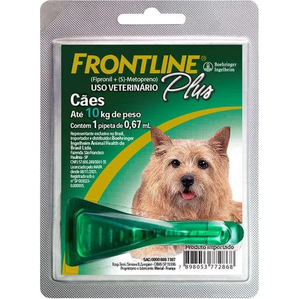Frontline Plus Cães Até 10Kg