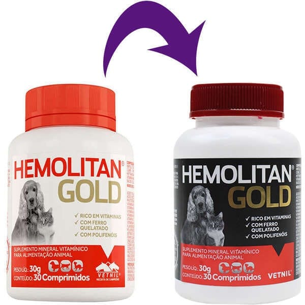 Hemolitan Gold 30G 30 Comprimidos