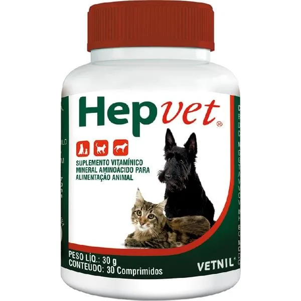 Hepvet 30G 30 Comprimidos