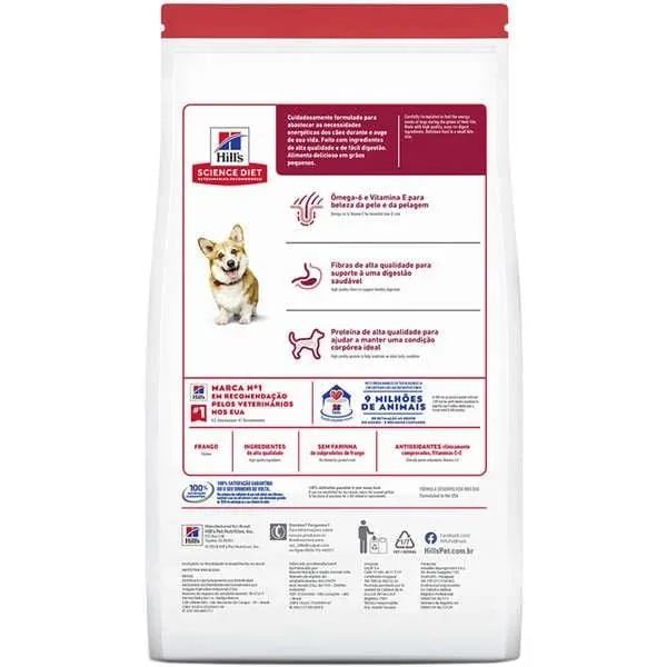 Hills Cães Adultos Pedaços Pequenos 12Kg