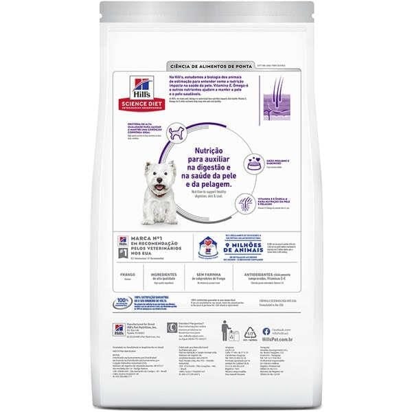 Hills Cães Adultos Pele Sensível Pedaços Pequenos 6Kg