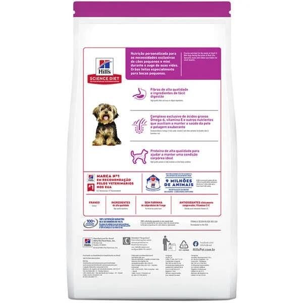 Hills Cães Adultos Raça Pequena E Miniatura 2,4Kg