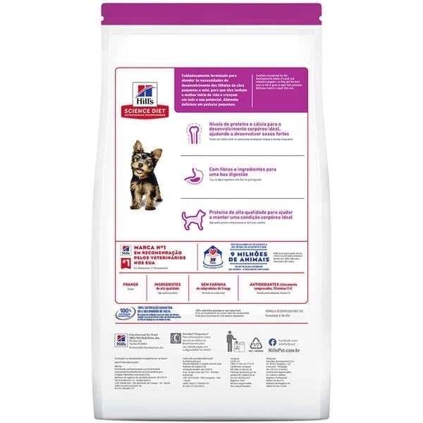 Hills Cães Filhote Raça Pequena E Miniatura 6Kg