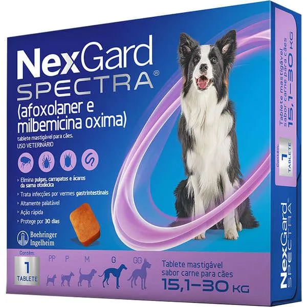 Nexgard Spectra Cães 15,1 A 30Kg