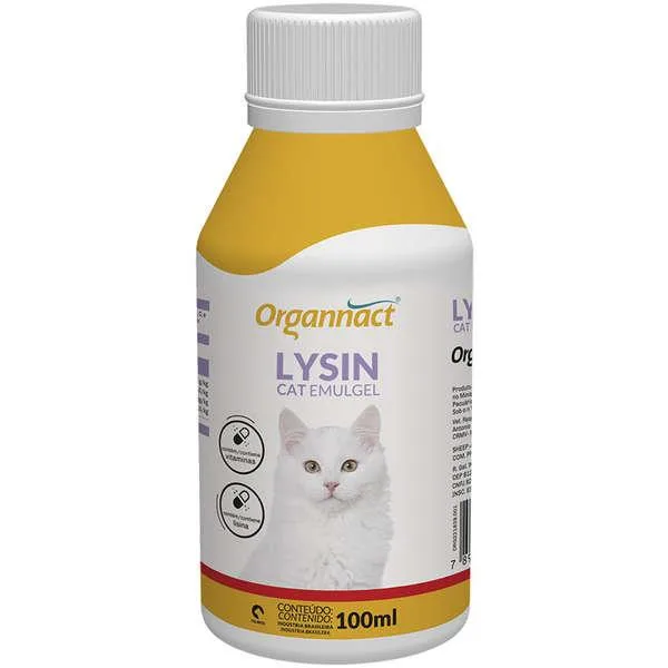 Organnact Cat Lysin Emulgel 100Ml
