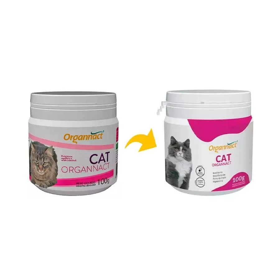 Organnact Cat Probiotico - 100G