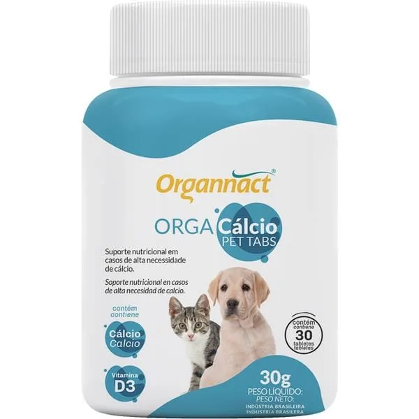 Organnact Orga Calcio Pet Tabs 30 Comprimidos