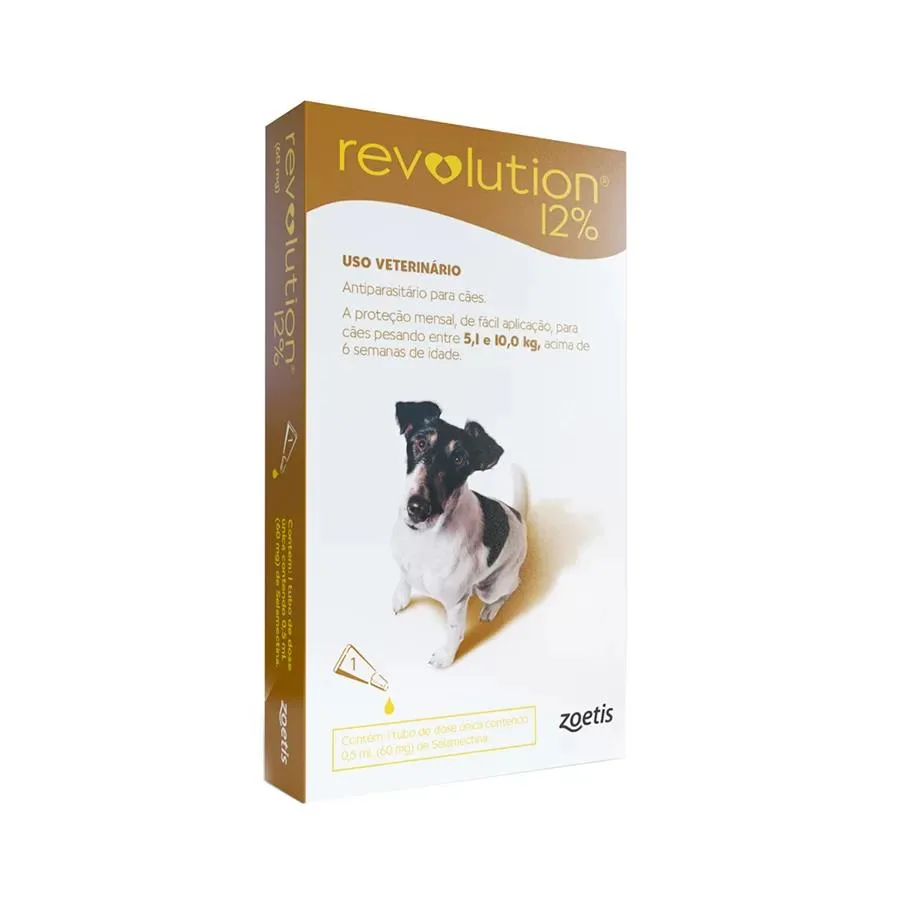 Revolution Cães 5 A 10Kg - Caixa 3 Unidades