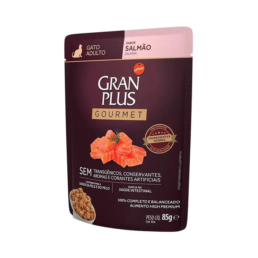 Sachê Granplus Gatos Adultos Salmão 85G