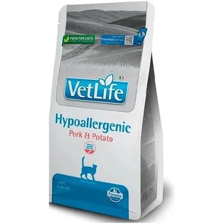 Vet Life Gato Hypoallergenic Pork Et Potato 2Kg