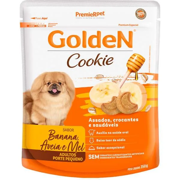 Golden Cookie Adulto Banana E Aveia 350G