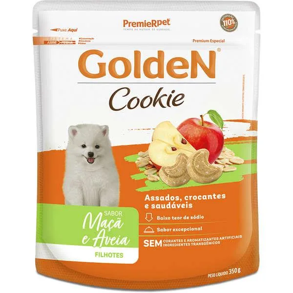 Golden Cookie Filhote Macã &Amp;Amp;Amp; Aveia 350G