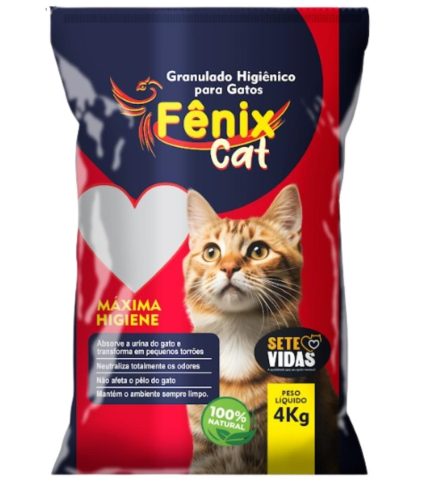Areia Higienica Fenix Cat 4Kg
