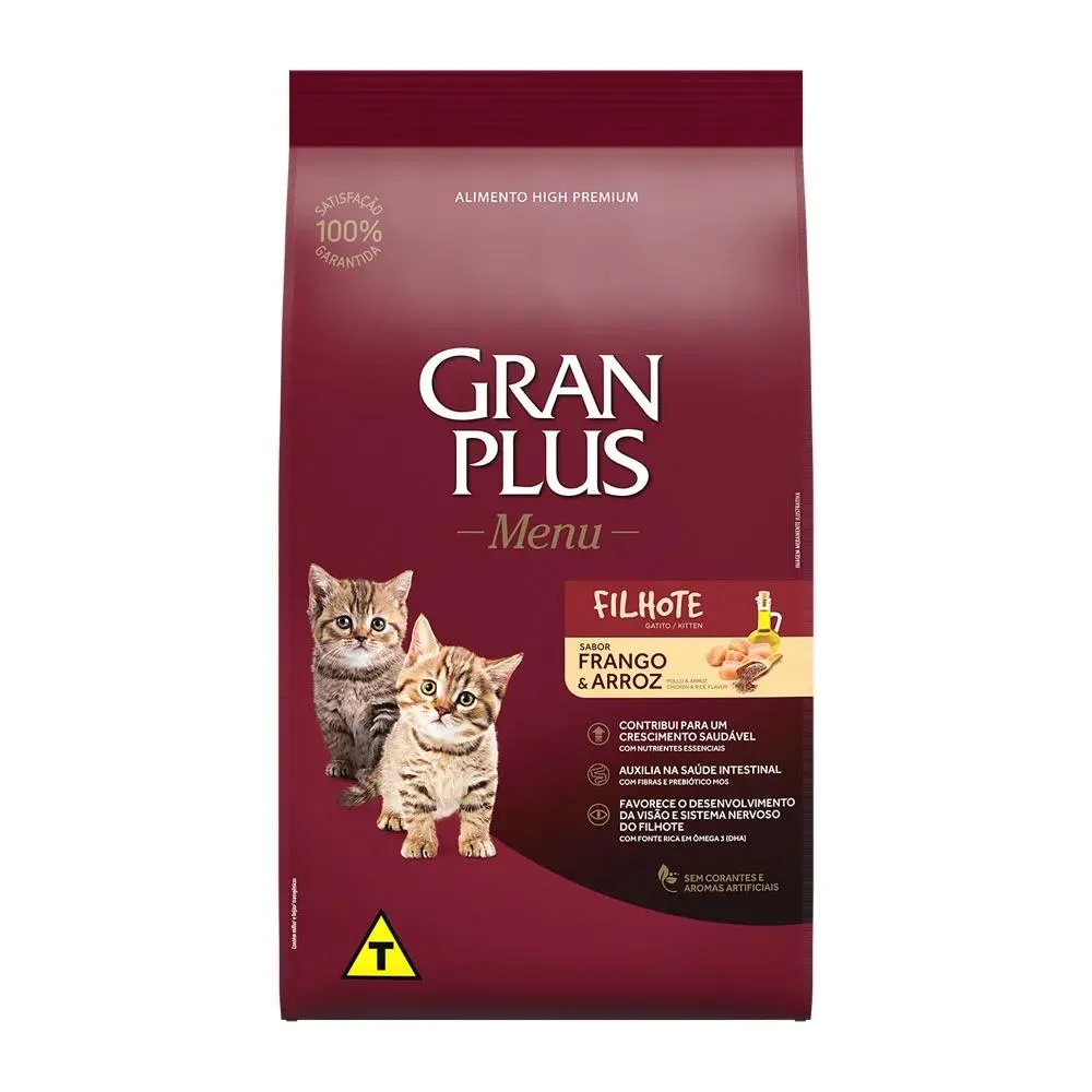 Granplus Gatos Filhotes Frango E Arroz 10Kg
